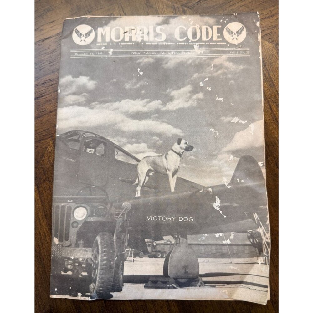 Vintage Morris Code World War ll Magazine Publication for Military READ WEAR